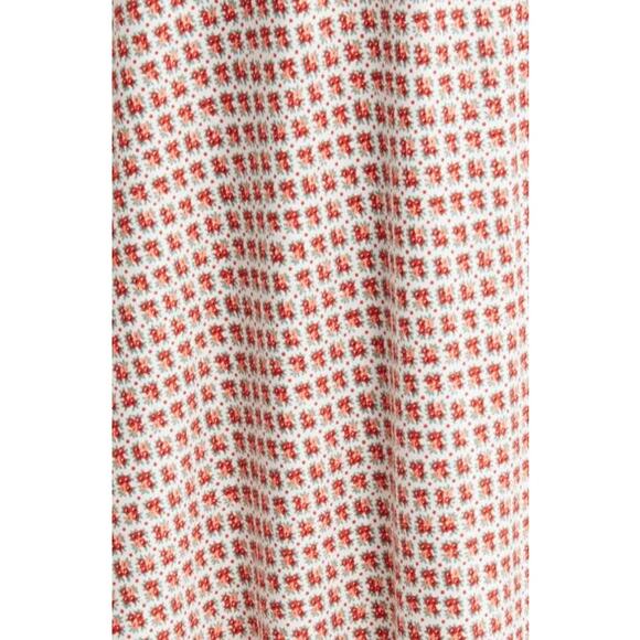 NEW Boden Ruffle Straps Jersey Midi Sundress Floral Vermillion Bloom Bud Size 6 - Picture 11 of 13